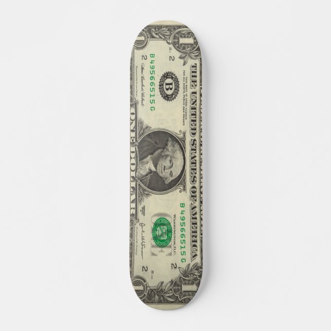 Skateboard dólar (Anverso )