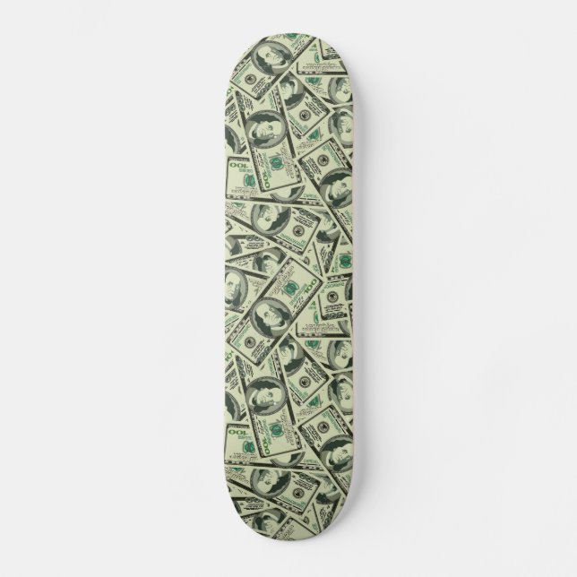 Skateboard Dollar bills Money (Anverso)