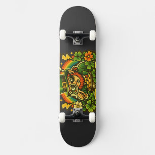 Skateboard ¿Dónde está la olla divertida día de San Patricio