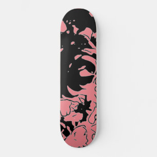 Skateboard Doodle de flores