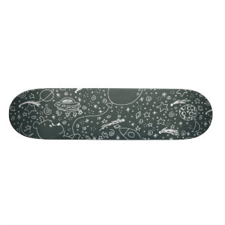 Skateboard Doodle del espacio