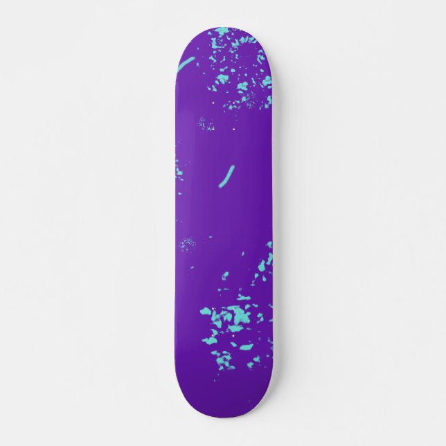Skateboard Doodles azul pálido (Anverso )