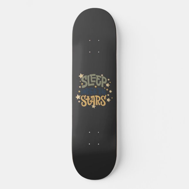 Skateboard Dormir bajo las estrellas (Anverso)
