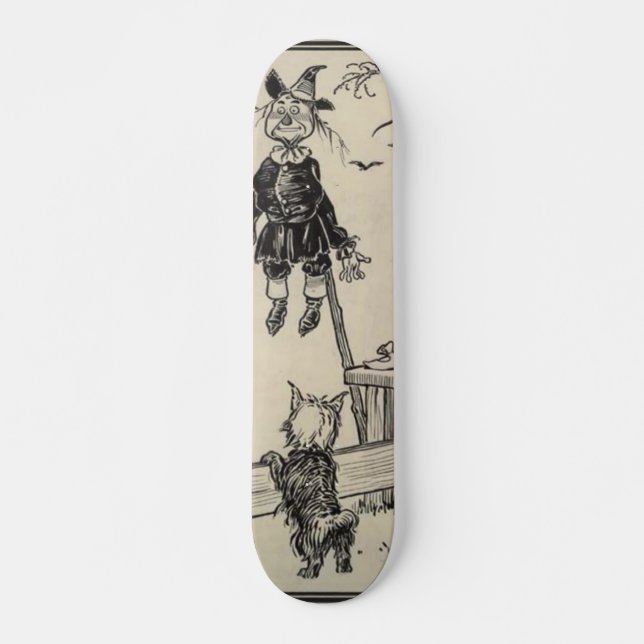 Skateboard Dorthy, espantapájaros y Toto (Anverso )