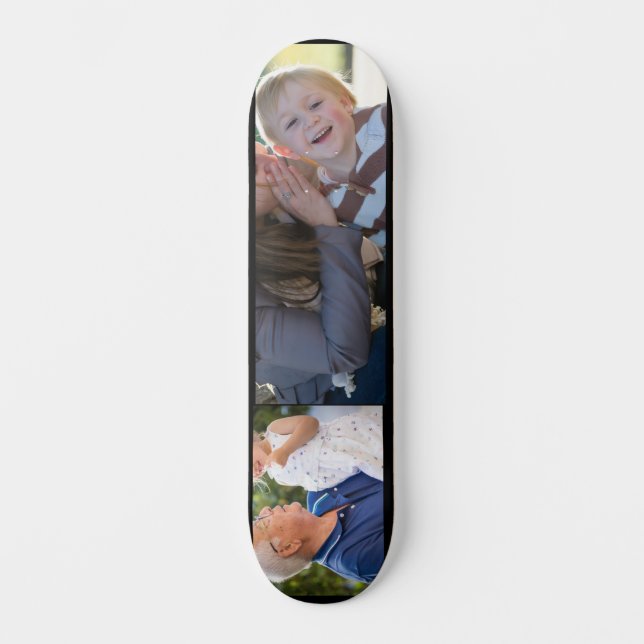 Skateboard Dos fotos crea tu propia foto  (Anverso)