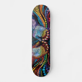 Skateboard Dos manos - Estilo aborigen - Cubierta para skateb