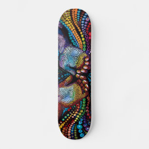 Skateboard Dos manos - Estilo aborigen - Cubierta para skateb