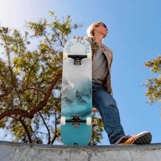 Skateboard Dos Wolves Soul Mates Dd Brand (Exterior 1)