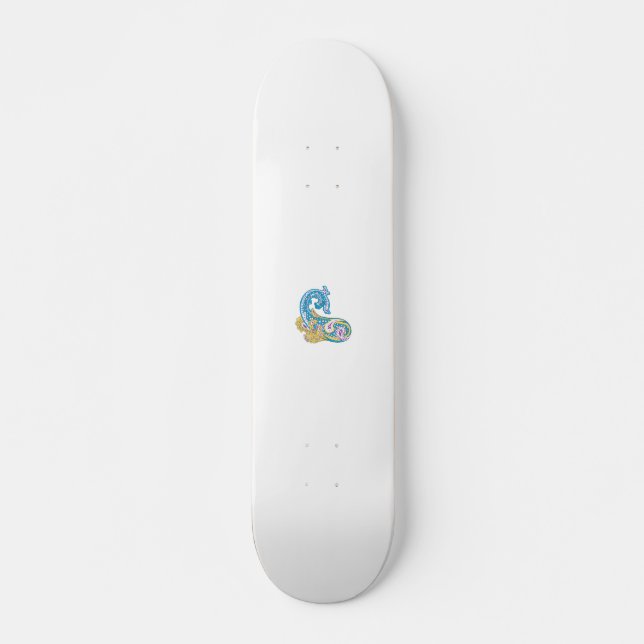 Skateboard Dot, Sherpa Blue, Golden Sand Design (Anverso )