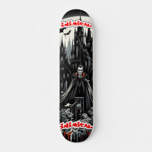 Skateboard Drácula gótica insípida