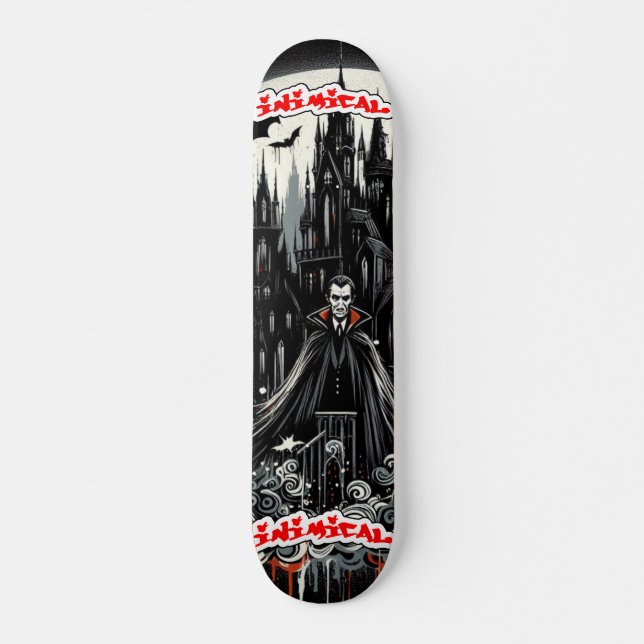Skateboard Drácula gótica insípida (Anverso )