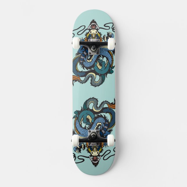 Skateboard dragón (Anverso)