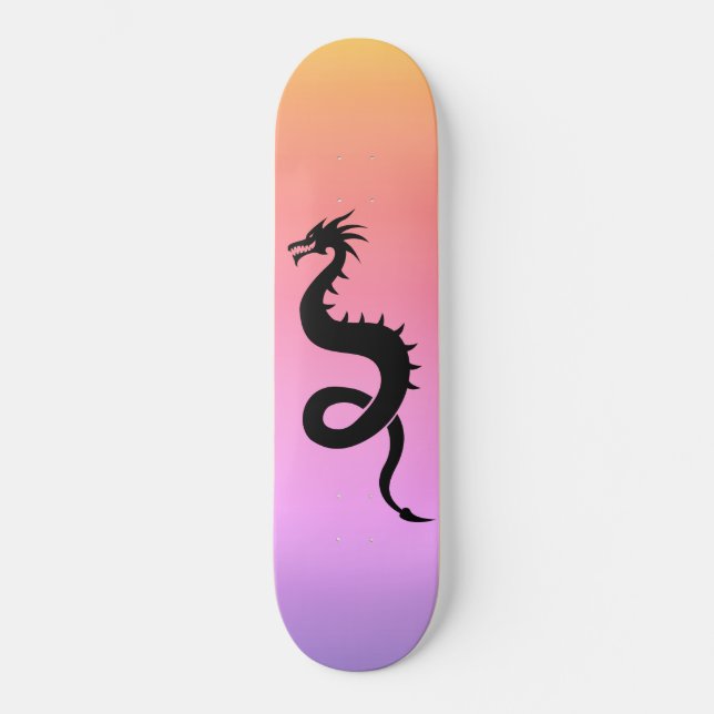 Skateboard Dragón, (Anverso)
