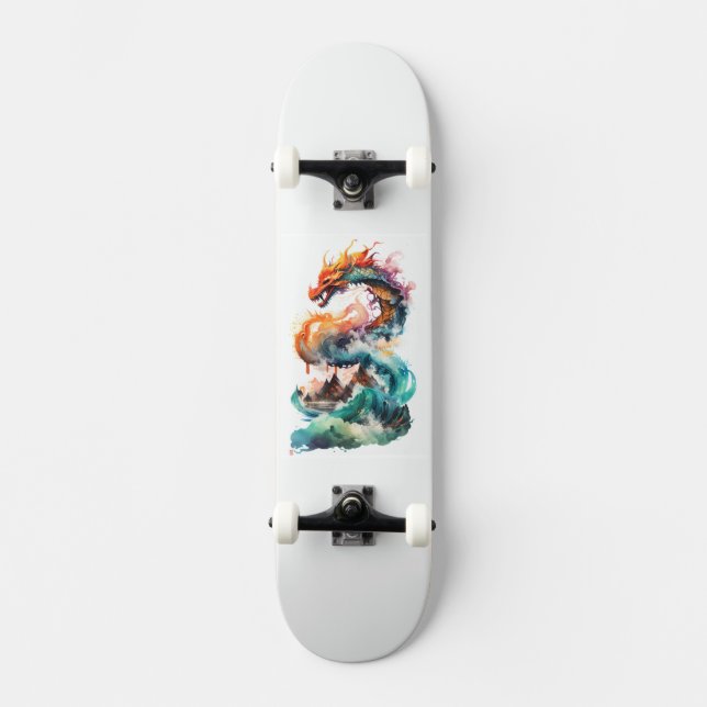Skateboard Dragón (Anverso)