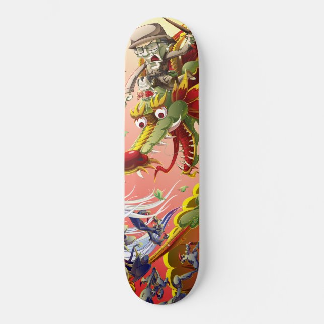 Skateboard Dragón (Anverso)