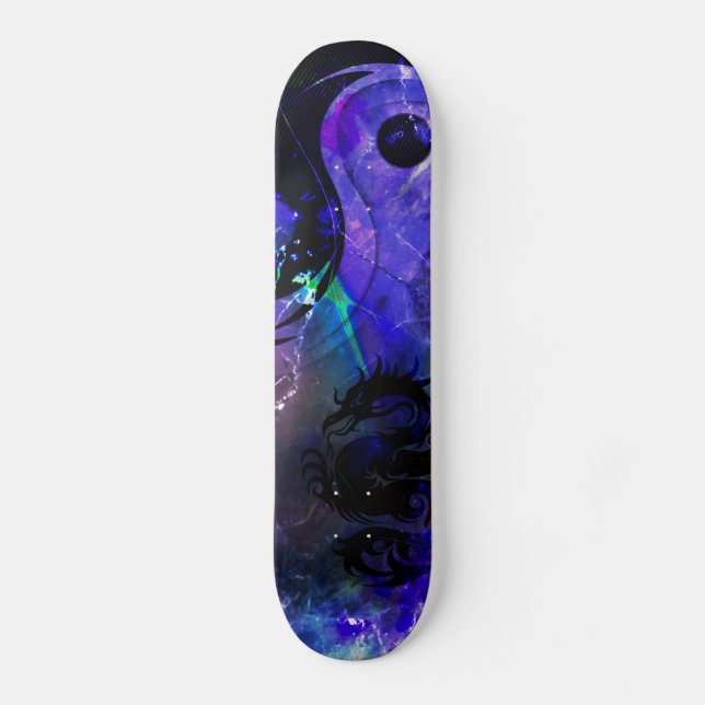 Skateboard Dragón 4 de Yin yang (Anverso)