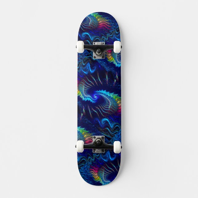 Skateboard Dragón arcoiris (Anverso)