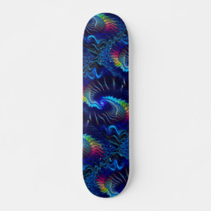 Skateboard Dragón arcoiris