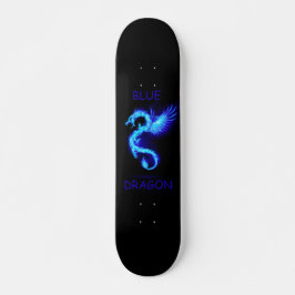 Skateboard Dragón azul
