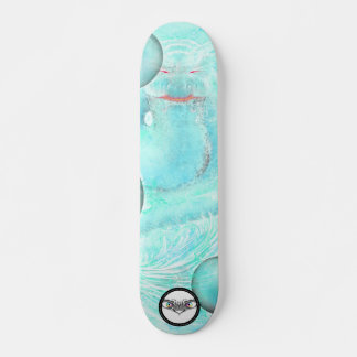 Skateboard Dragon ball leviathan water Energetic glowing blue