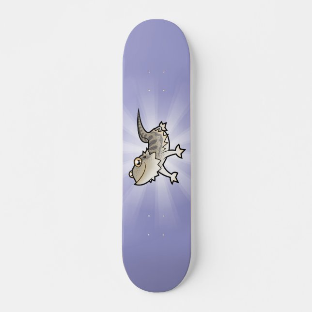 Skateboard Dragón barbudo de dibujos animados / Dragón de Ran (Anverso )