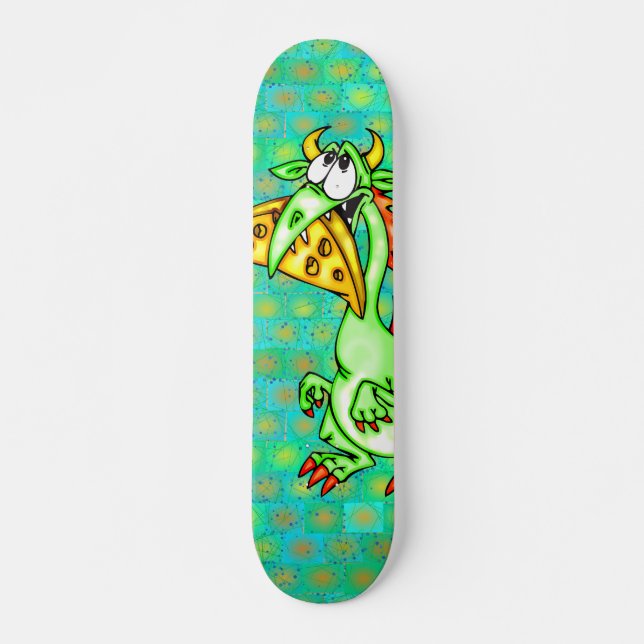 Skateboard Dragón cariñoso del queso (Anverso )