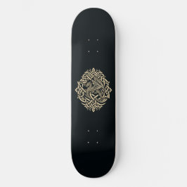 Skateboard Dragón celta beige