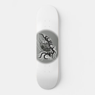 Skateboard Dragón chino en tatuaje