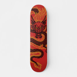 Skateboard Dragón: De oro