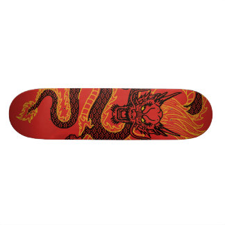 Skateboard Dragón: De oro