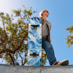 Skateboard Dragón del cielo azul