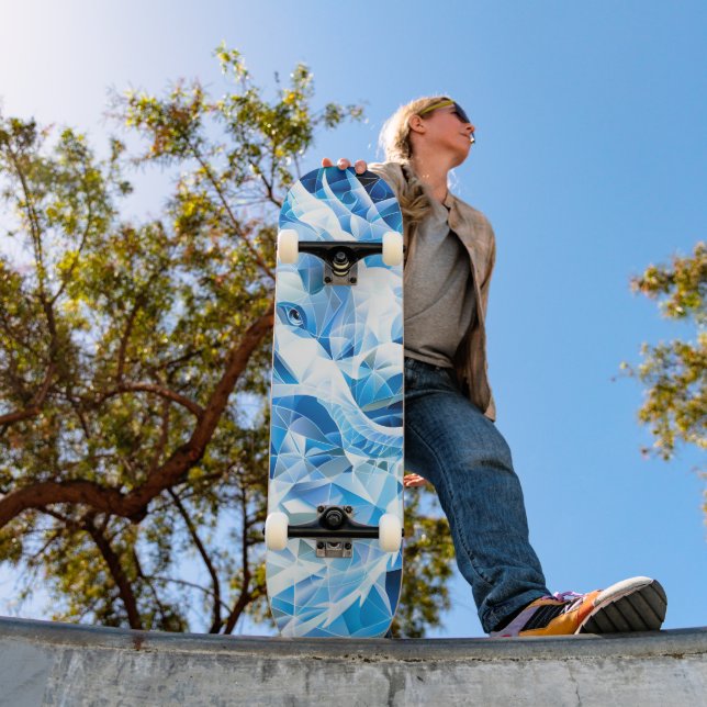Skateboard Dragón del cielo azul (Exterior 1)