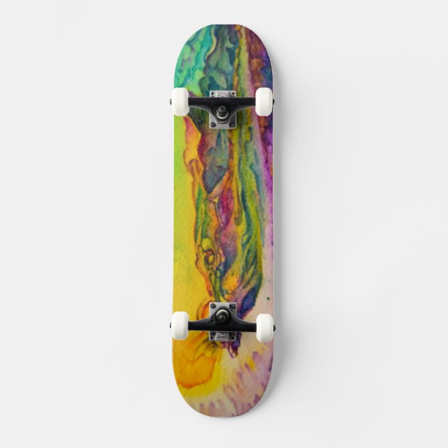 Skateboard ¡Dragón del monopatín! (Anverso)