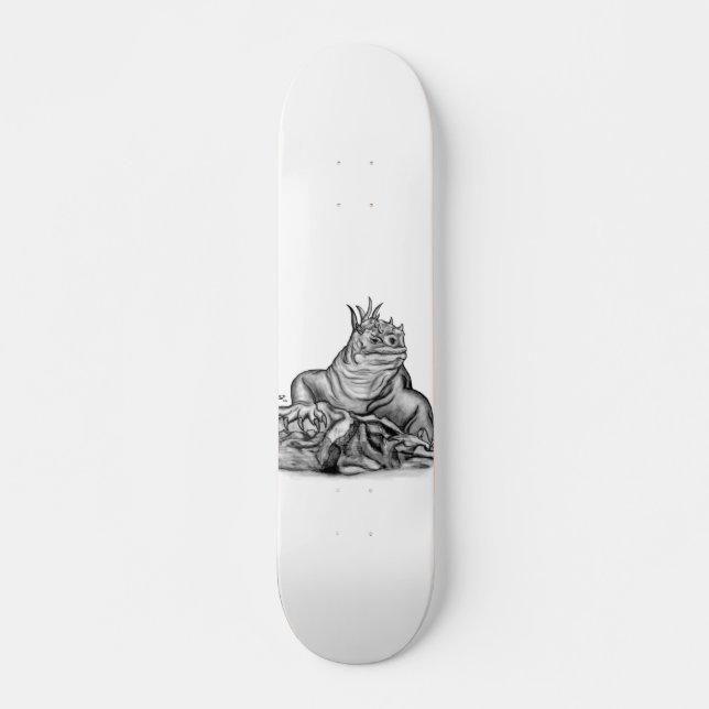 Skateboard Dragón en la roca (Anverso )