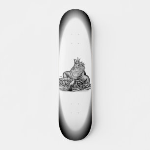 Skateboard Dragón en la roca