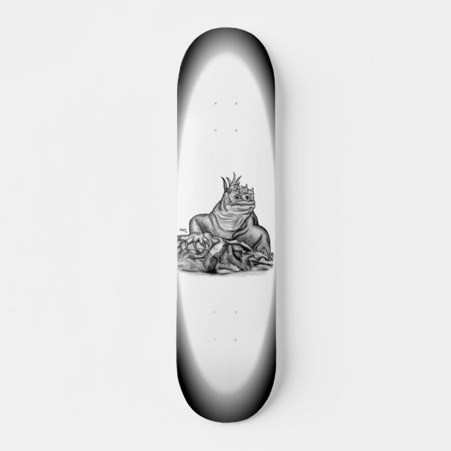 Skateboard Dragón en la roca (Anverso )