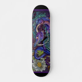 Skateboard Dragón floral 