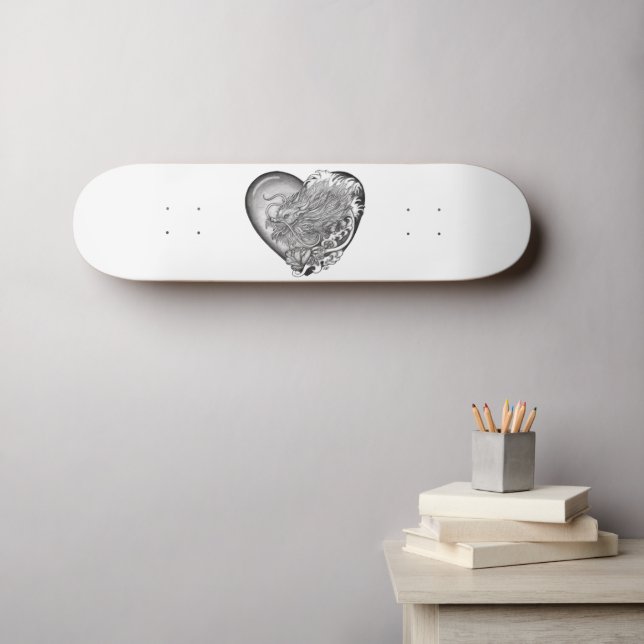 Skateboard Dragon Heart (Arte de pared (horz))