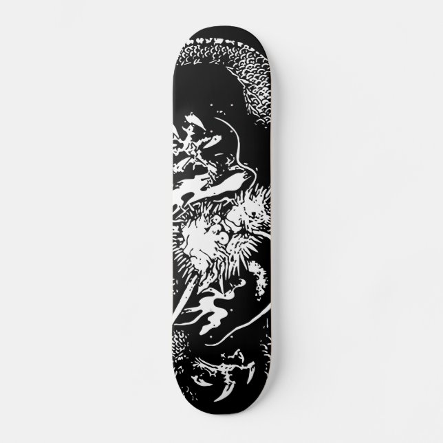 Skateboard Dragón japonés (Anverso)