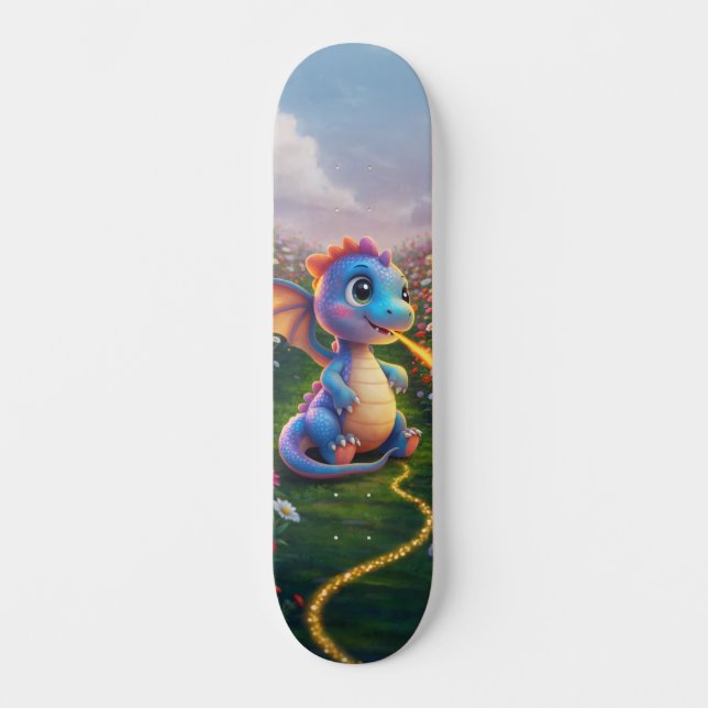 Skateboard Dragón Lindo (Anverso)