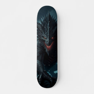 Skateboard Dragón medieval oscuro