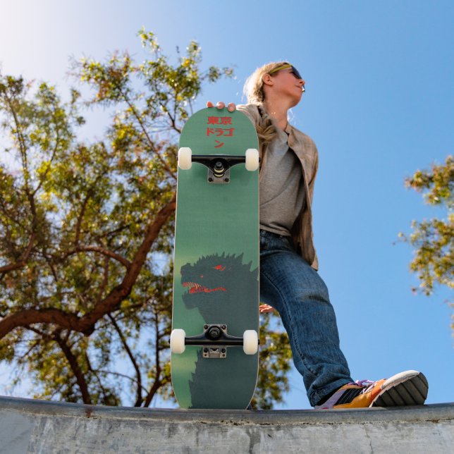 Skateboard Dragón monstruo de Tokio japonés  (Exterior 1)