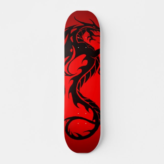 Skateboard Dragón negro (Anverso )