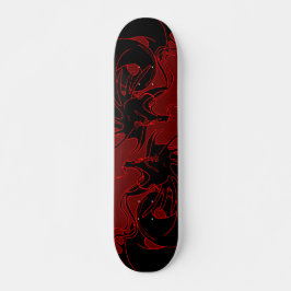 Skateboard Dragón negro doble Anopurodon
