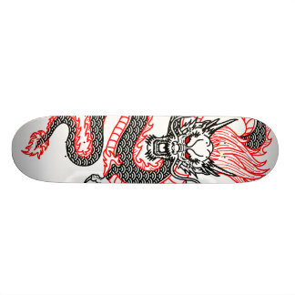 Skateboard Dragón: Punto rojo
