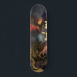 Skateboard Dragón respirador de fuego Lava del volcán Wyvern<br><div class="desc">Este diseño se puede personalizar eligiendo la opción personalizar para añadir texto o realizar otros cambios. Si este producto tiene la opción de transferir el diseño a otro artículo, asegúrese de ajustar el diseño para que se ajuste si es necesario. Contáctame en colorflowcreations@gmail.com si deseas tener este diseño en otro...</div>