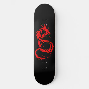 Skateboard Dragón Rojo