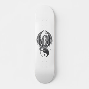 Skateboard Dragón sentado en Yin Yang