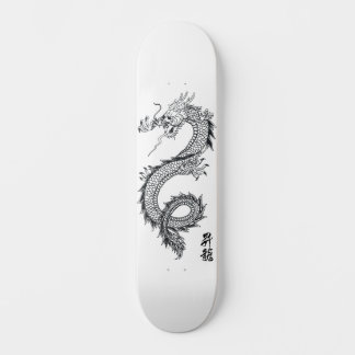 Skateboard Dragon Tattoo Deck