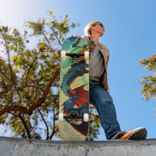 Skateboard Dragón vs Pegasus